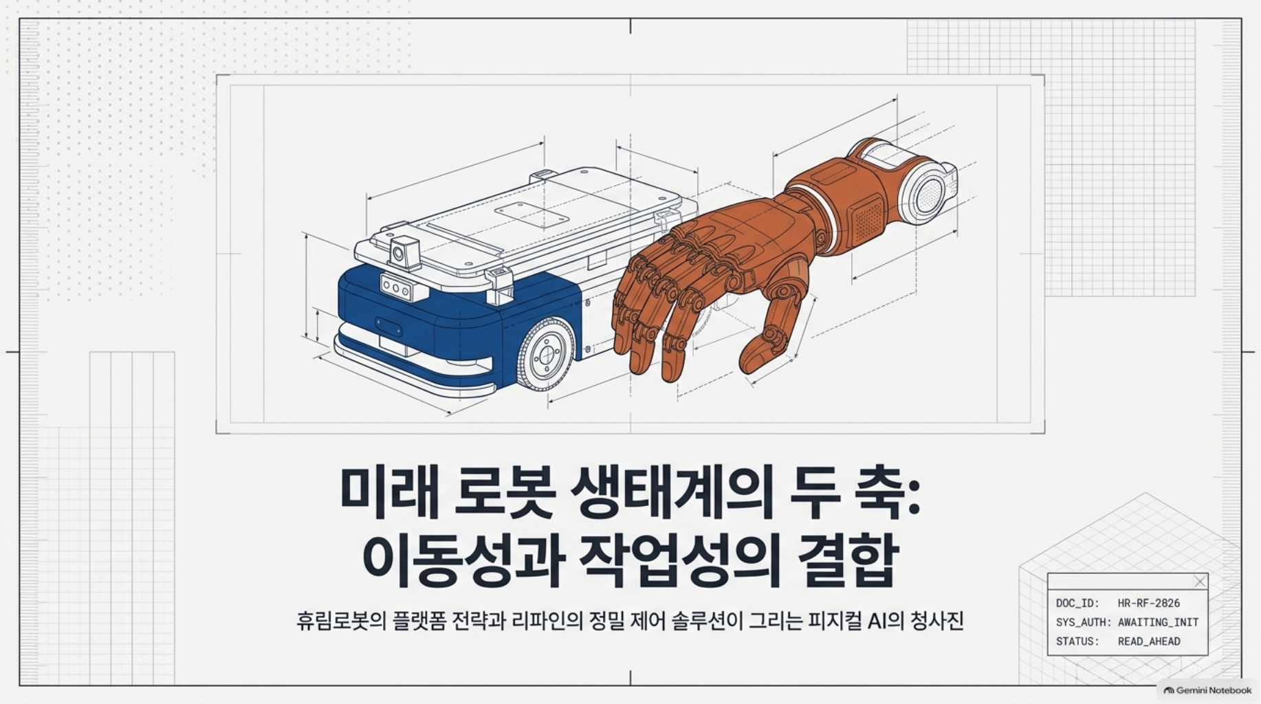 미래 로봇 생태계의 두 축: 휴림로봇의 플랫폼 전략과 리파인 로봇손 정밀 제어 솔루션