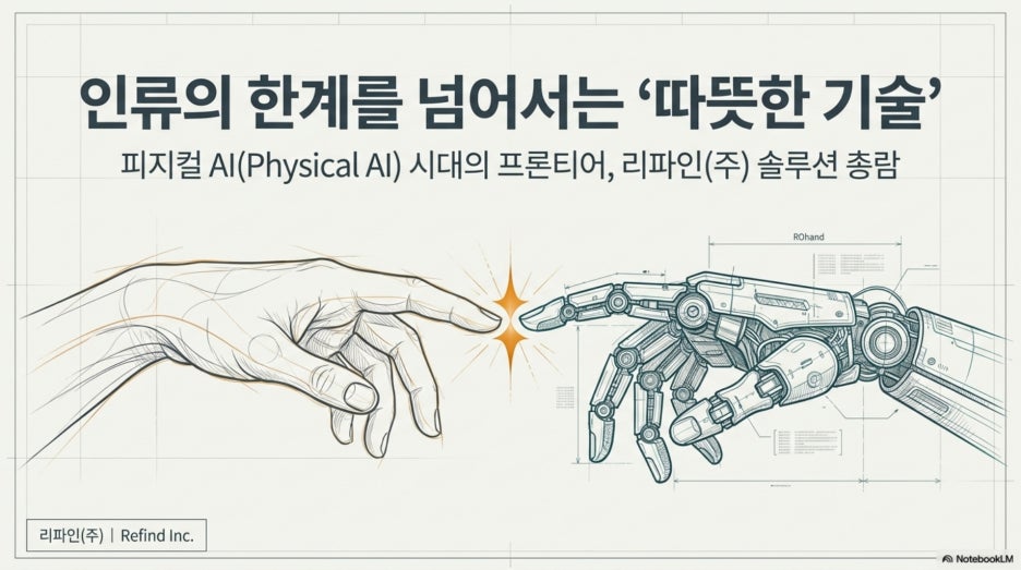 인류의 한계를 넘어서는 따뜻한 기술: 로봇회사 리파인(주) 제품 및 솔루션