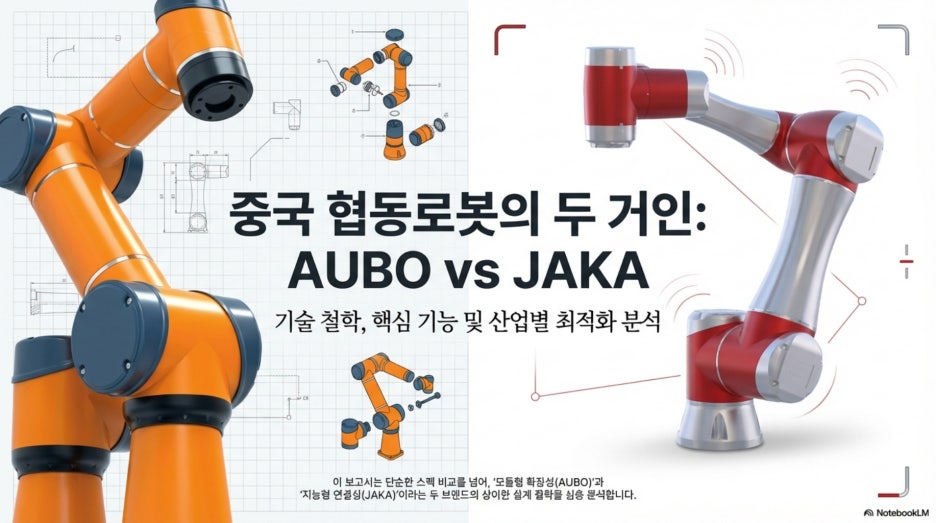 아우보(AUBO) vs 자카(JAKA): 중국 협동로봇 양대 산맥의 특징과 선택 포인트