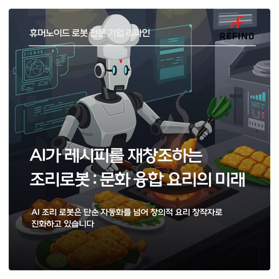 AI가 레시피를 재창조하는 조리 로봇: 문화 융합 요리의 미래
