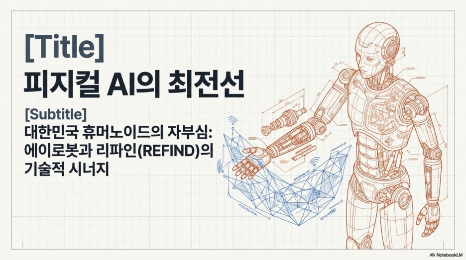 대한민국 휴머노이드의 자부심: 에이로봇과 리파인(REFIND) 기술 분석
