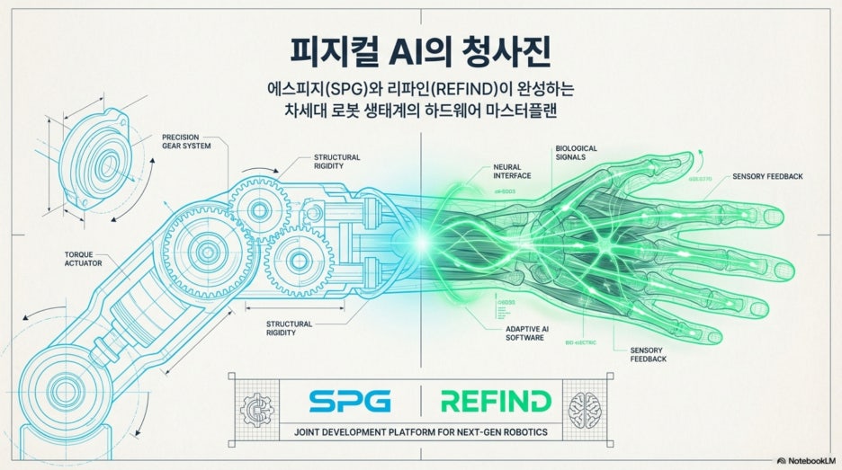 휴머노이드 로봇의 심장과 손: 에스피지(SPG)와 리파인(REFIND)이 여는 기술 혁신