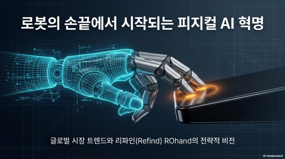 로봇손 끝에서 시작되는 피지컬 AI 혁명: 글로벌 현황과 리파인ROhand의 모든 것