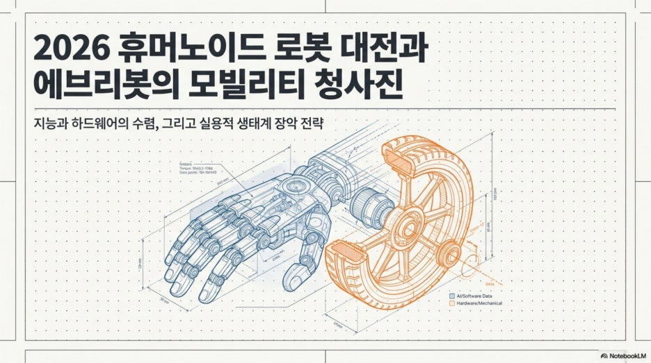 에브리봇과 2026 휴머노이드 로봇 대전: 로봇 손(ROhand) 기술과 모빌리티의 미래