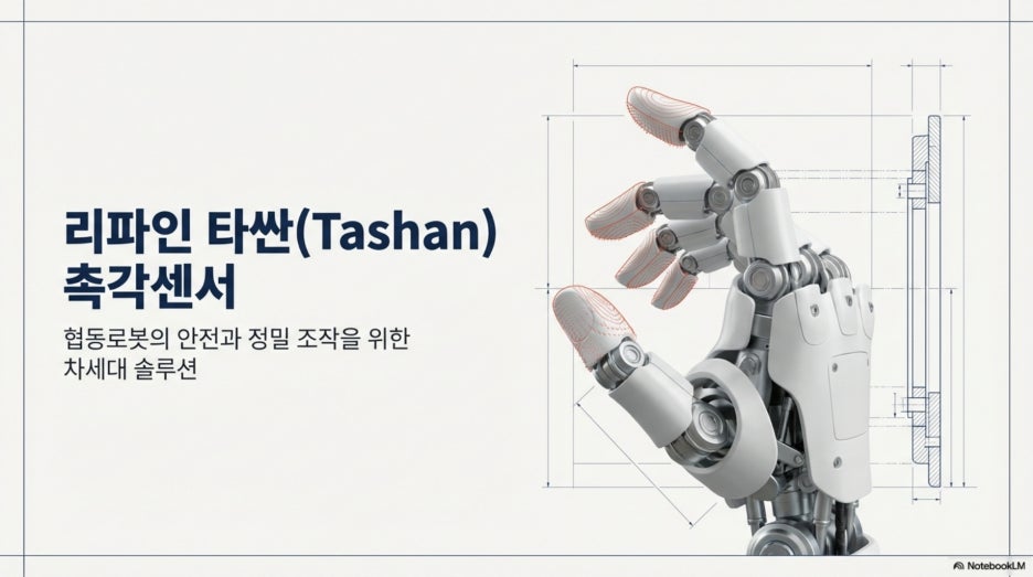 협동로봇의 안전과 정밀함의 핵심: Tashan 촉각 센서 기술의 혁신