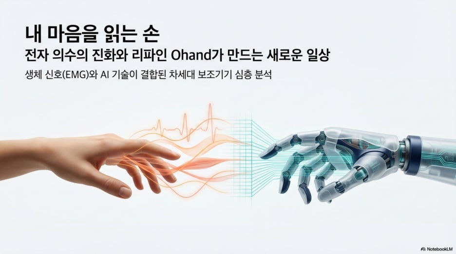 내 마음을 읽는 손, 전자 의수의 진화와 리파인 Ohand 이야기