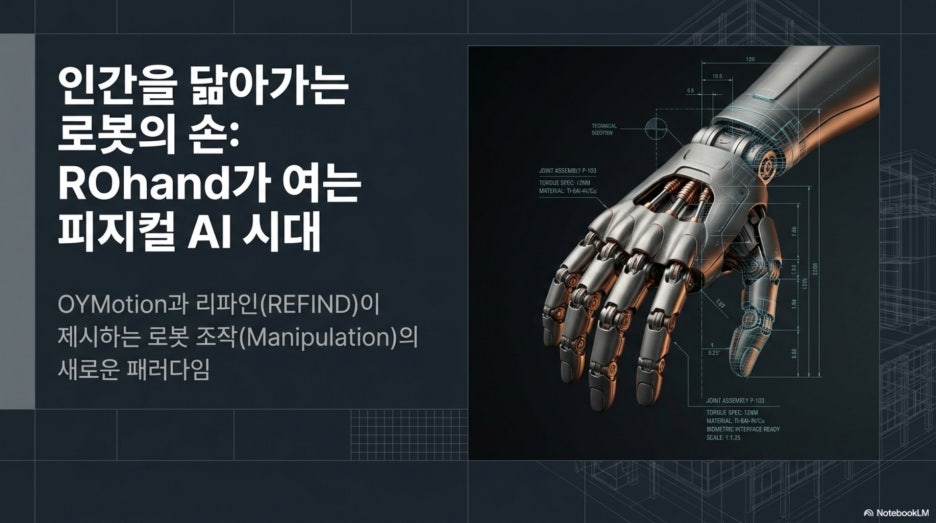 로봇손이 인간을 닮아가는 시대: 글로벌 트렌드와 OYMotion-리파인(REFIND) ROhand