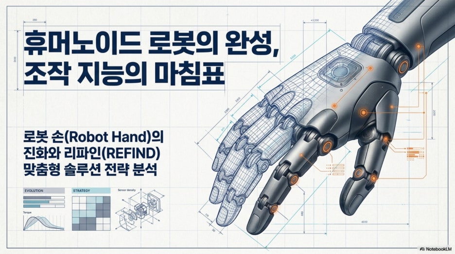 휴머노이드 로봇의 완성, 로봇 손의 진화와 리파인 ROhand 분석