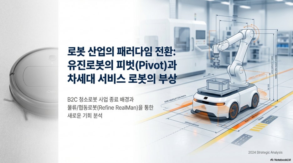 유진로봇의 대전환! 왜 청소를 버리고 물류를 선택했을까?