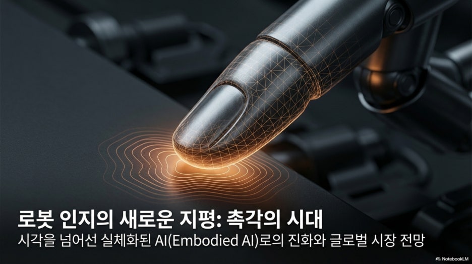 로봇에게 인간의 촉각을: 글로벌 촉각 센서 시장 현황과 리파인(REFIND) 타싼(Tashan)의 혁신