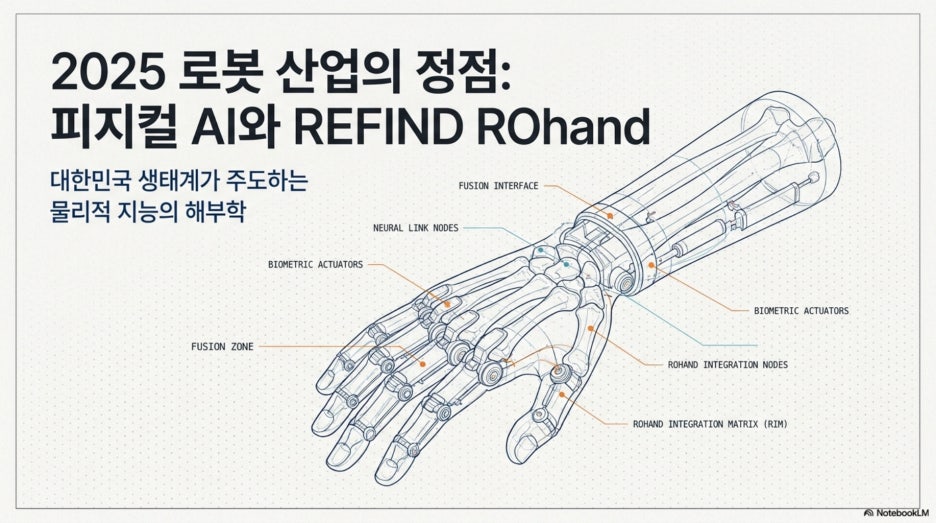 산업 로봇의 정점: 피지컬 AI와 리파인(REFIND) ROhand가 여는 새로운 지평
