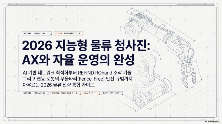 2026 물류 로봇 산업의 진화: 글로벌 트렌드와 리파인 ROhand 및 협동 로봇 안전 가이드