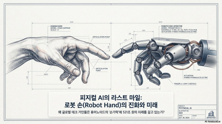 인공지능 로봇의 완성, 금손을 가진 피지컬 AI와 로봇핸드 ROhand의 부상