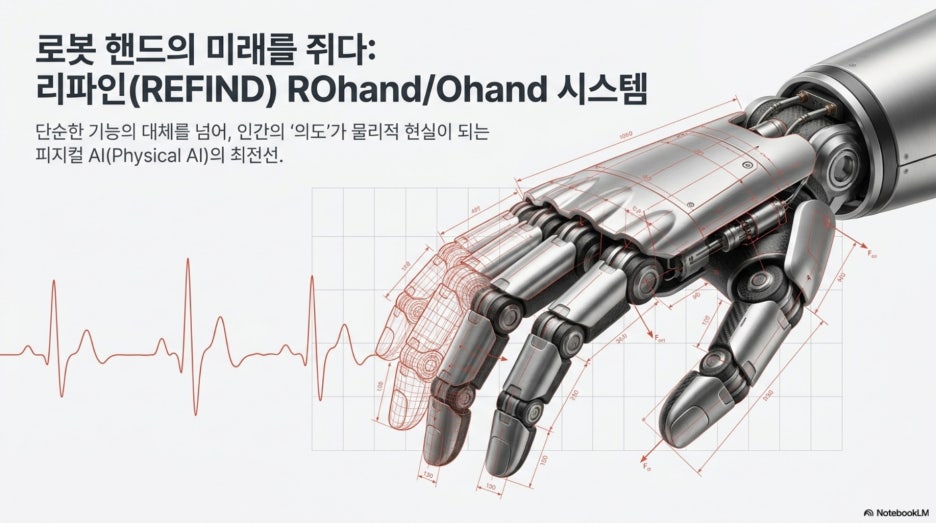 로봇 핸드의 미래를 쥐다: 그리퍼 기술 현황과 리파인ROhand/Ohand 가이드