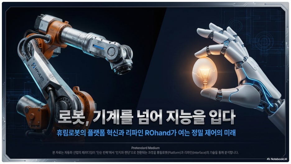 휴림로봇과 리파인 ROhand: 하드웨어 플랫폼과 정밀 핸드 기술이 여는 로봇의 전망
