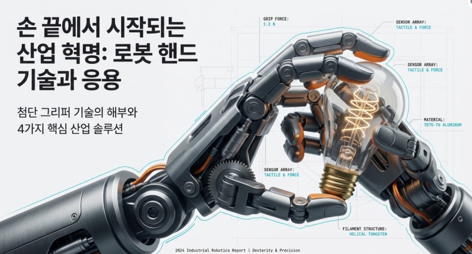 로봇손의 핵심 기술 구성과 산업 현장에서의 역할