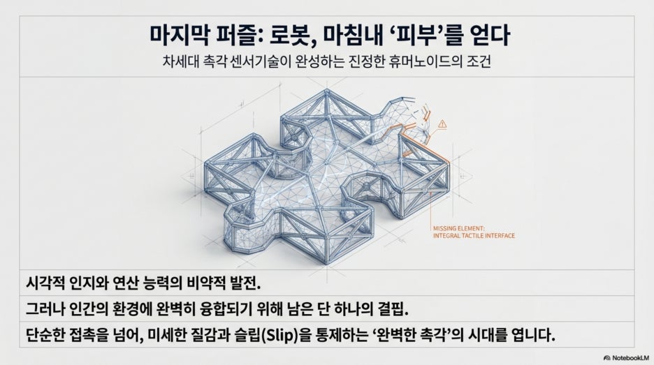 촉각 센서 기술의 현재와 혁신: 광학 스펙클 센서부터 리파인 타싼 기술까지