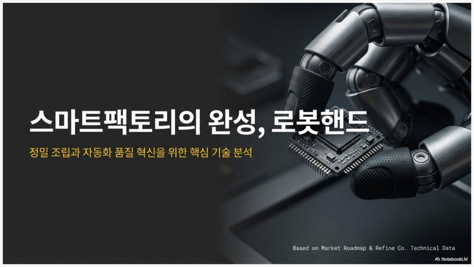 산업 자동화에서 로봇핸드가 필요한 순간