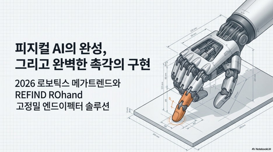 2026년 로봇 혁명: Physical AI 시대와 리파인(REFIND) ROhand가 여는 정밀 제어의 미래