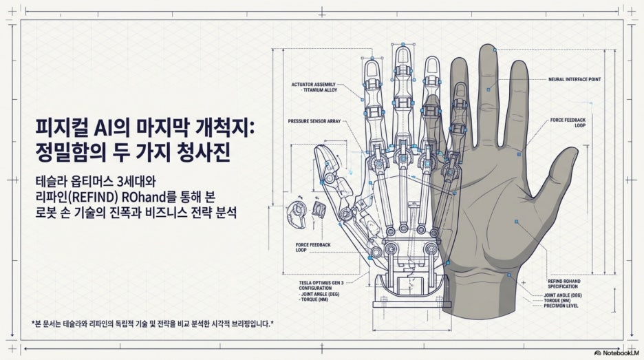 테슬라 옵티머스 3세대와 리파인 ROhand: 휴머노이드 로봇 손 기술의 진폭과 실제