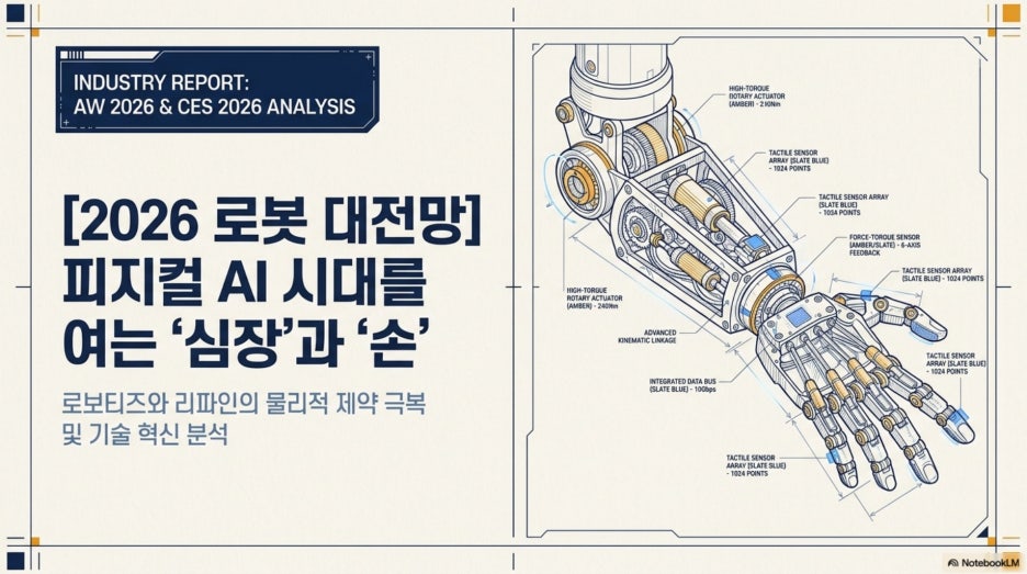피지컬 AI 시대를 여는 심장과 손 : 로보티즈와 리파인의 기술 혁신 분석