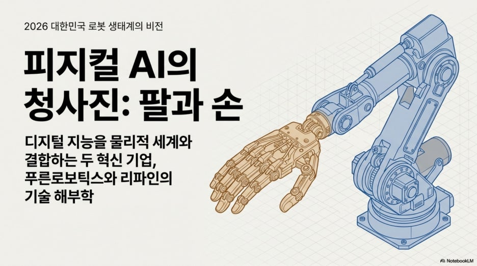 국내 로봇 산업의 두 주역: 푸른로보틱스의 협동로봇과 리파인의 ROhand 정밀 분석