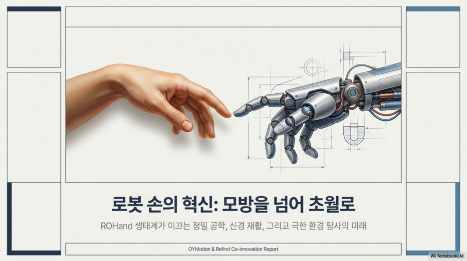 로봇손의 혁신: 주방 보조부터 심해 작업, 그리고 신경 재활까지